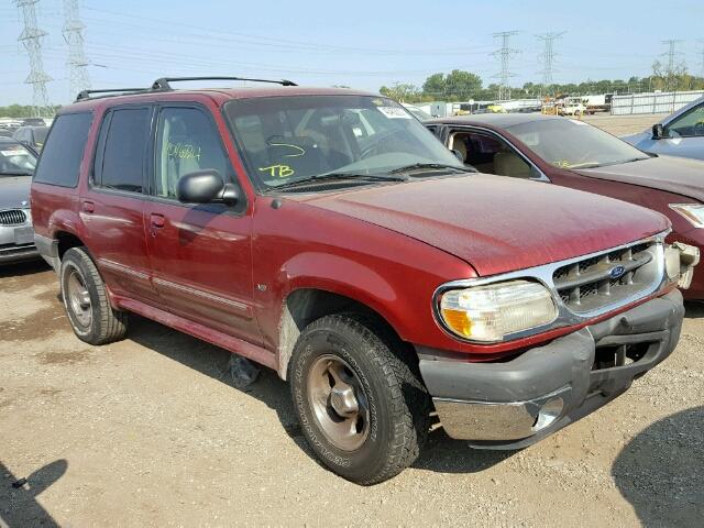 1FMZU63P6YZC64530 - 2000 FORD EXPLORER X RED photo 1