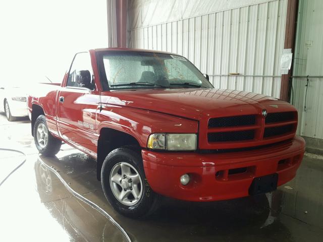 1B7HC16Z2YS629930 - 2000 DODGE RAM 1500 RED photo 1