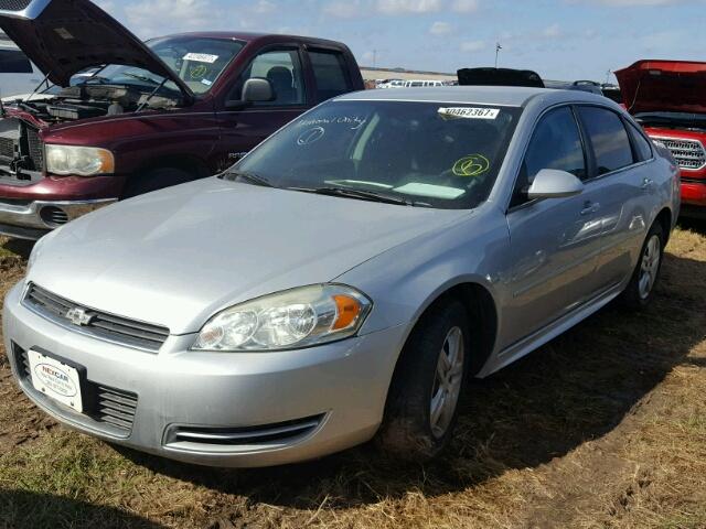 2G1WF5EKXB1273415 - 2011 CHEVROLET IMPALA LS SILVER photo 2