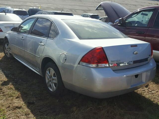 2G1WF5EKXB1273415 - 2011 CHEVROLET IMPALA LS SILVER photo 3