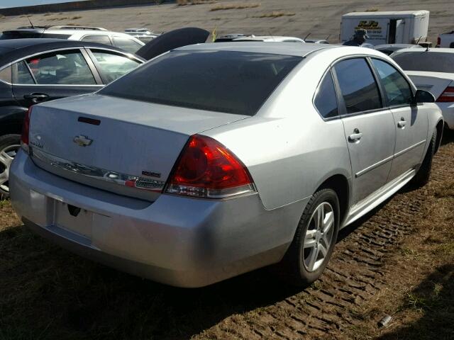 2G1WF5EKXB1273415 - 2011 CHEVROLET IMPALA LS SILVER photo 4