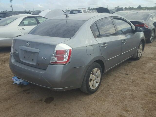 3N1AB61E77L721802 - 2007 NISSAN SENTRA 2.0 GRAY photo 4