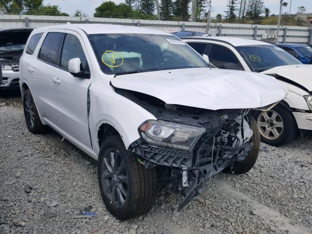 1C4RDHDG3JC323461 - 2018 DODGE DURANGO GT WHITE photo 1