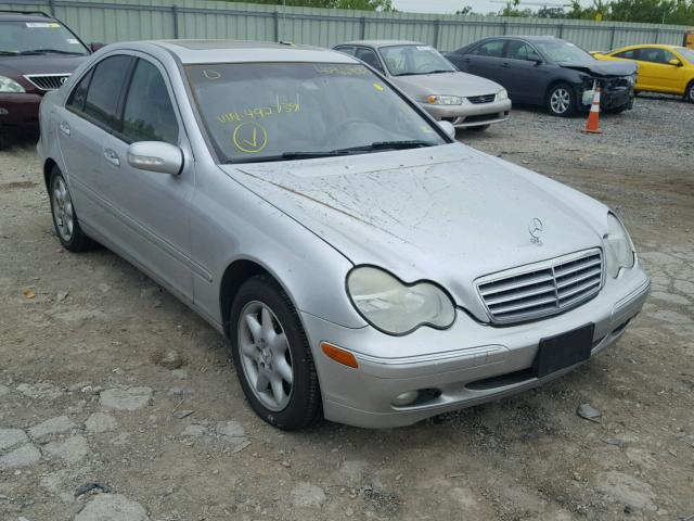 WDBRF81J64F492739 - 2004 MERCEDES-BENZ C 240 4MAT SILVER photo 1