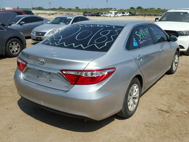 4T4BF1FK8GR545146 - 2016 TOYOTA CAMRY SILVER photo 4