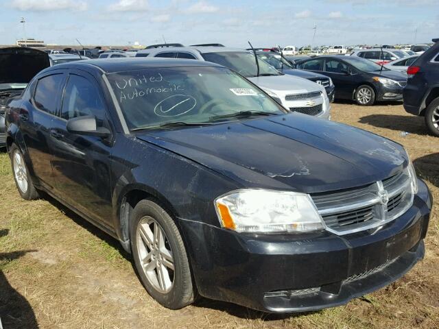 1B3LC56K68N222651 - 2008 DODGE AVENGER SX BLACK photo 1