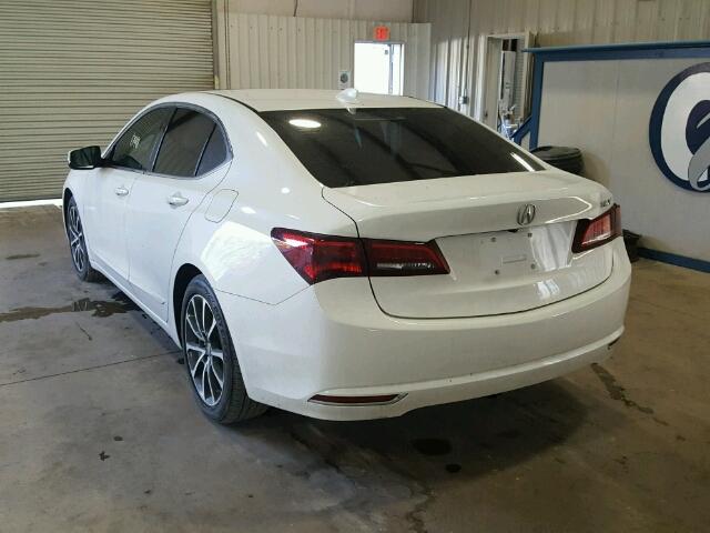 19UUB2F39GA006460 - 2016 ACURA TLX WHITE photo 3