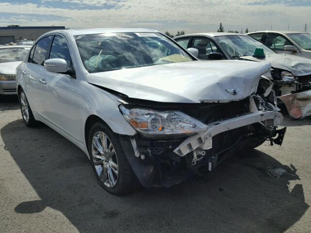 KMHGC4DE5BU120290 - 2011 HYUNDAI GENESIS WHITE photo 1