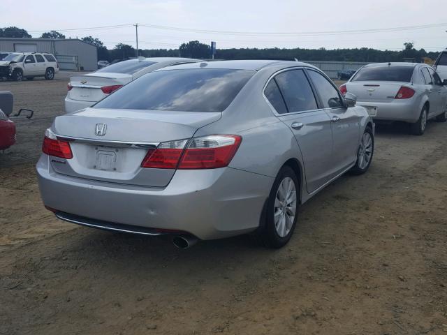 1HGCR2F86EA116933 - 2014 HONDA ACCORD EXL SILVER photo 4