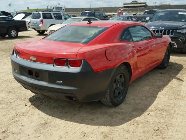 2G1FB1EV1A9126804 - 2010 CHEVROLET CAMARO ORANGE photo 4