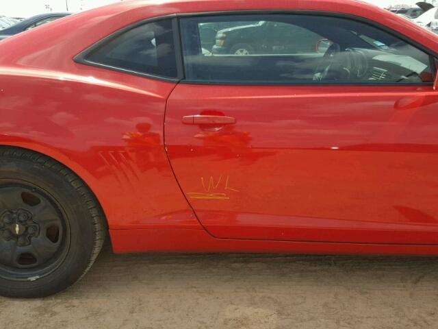 2G1FB1EV1A9126804 - 2010 CHEVROLET CAMARO ORANGE photo 9