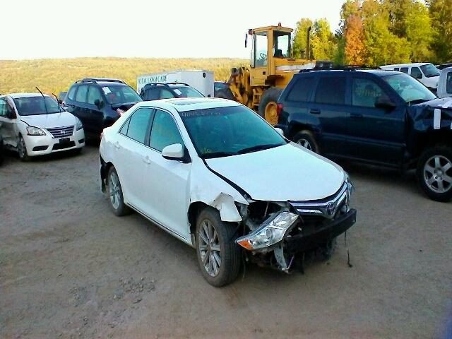 4T4BF1FK6DR304682 - 2013 TOYOTA CAMRY WHITE photo 1