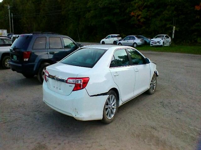 4T4BF1FK6DR304682 - 2013 TOYOTA CAMRY WHITE photo 4