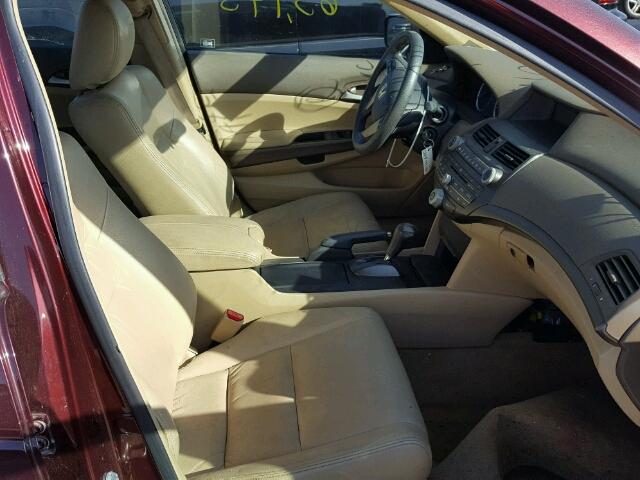 JHMCP26328C052874 - 2008 HONDA ACCORD BURGUNDY photo 5