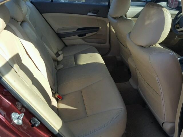 JHMCP26328C052874 - 2008 HONDA ACCORD BURGUNDY photo 6