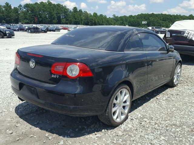 WVWFA7AHXAV009829 - 2010 VOLKSWAGEN EOS LUX BLACK photo 4