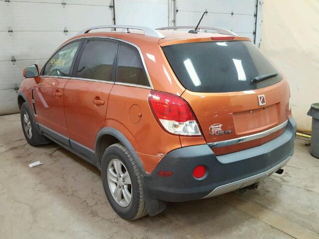 3GSCL33P48S529345 - 2008 SATURN VUE XE ORANGE photo 3