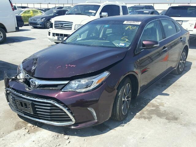 4T1BK1EB7GU214355 - 2016 TOYOTA AVALON MAROON photo 2