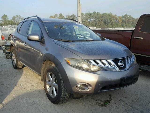 JN8AZ18U99W018289 - 2009 NISSAN MURANO S GRAY photo 1