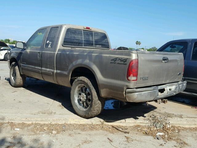 1FTNX21F12EA83024 - 2002 FORD F250 SUPER TAN photo 3