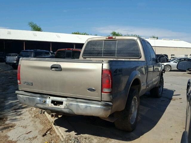 1FTNX21F12EA83024 - 2002 FORD F250 SUPER TAN photo 4