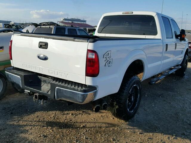 1FT8W3BT2CEC61373 - 2012 FORD F350 WHITE photo 4