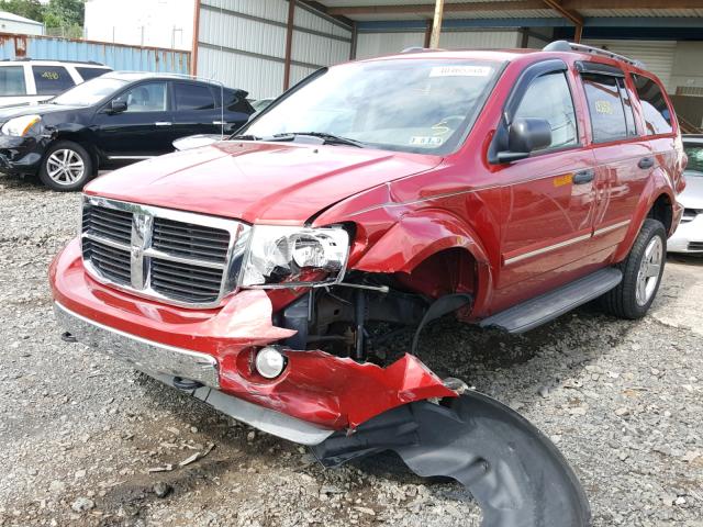 1D8HB58297F579532 - 2007 DODGE DURANGO LI RED photo 2