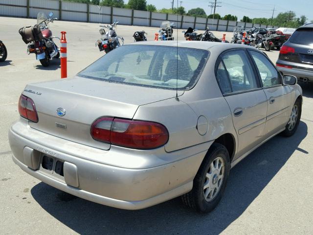 1G1NE52M0X6100541 - 1999 CHEVROLET MALIBU LS GOLD photo 4