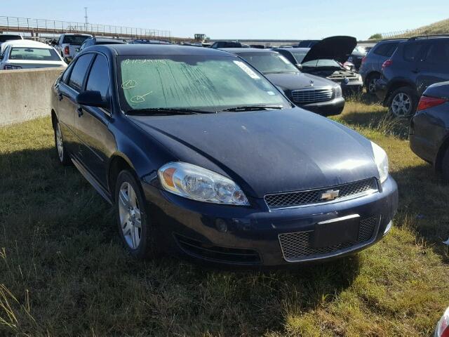 2G1WB5E36C1230454 - 2012 CHEVROLET IMPALA BLUE photo 1