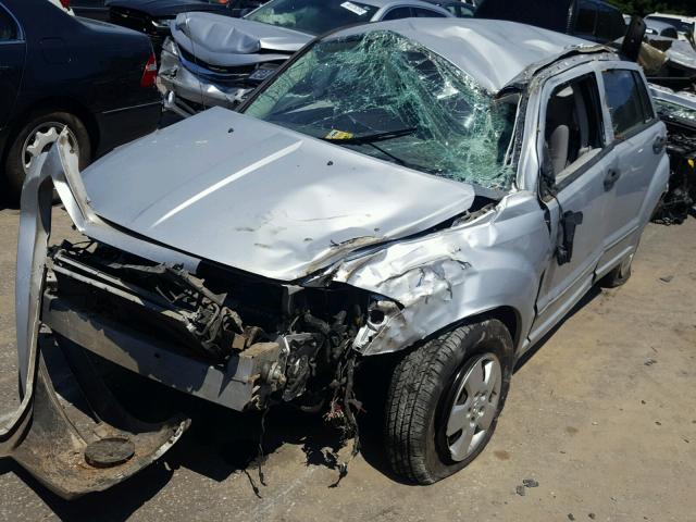 1B3HB28B97D177844 - 2007 DODGE CALIBER SILVER photo 2