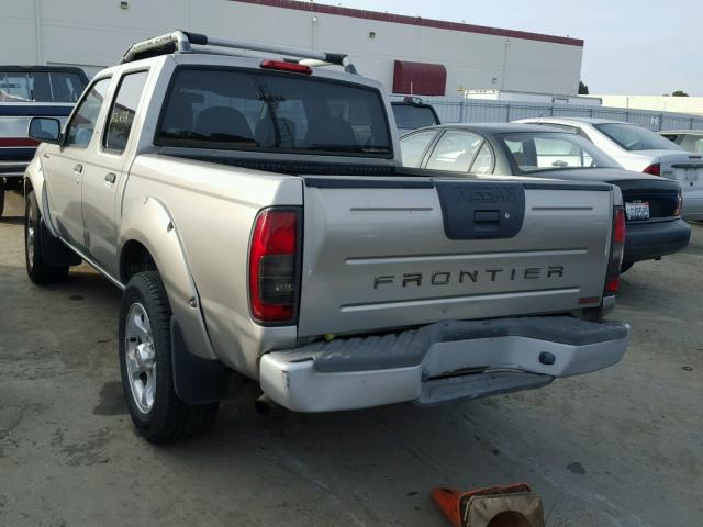1N6MD27T61C352854 - 2001 NISSAN FRONTIER C SILVER photo 3