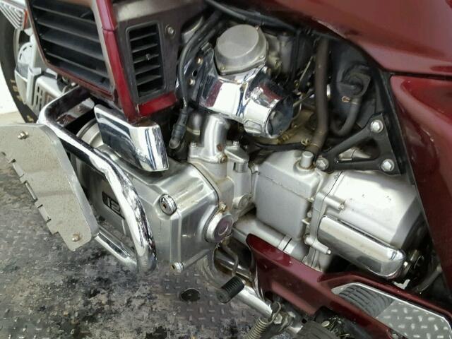 1HFSC1421HA309067 - 1987 HONDA GL1200 A MAROON photo 6