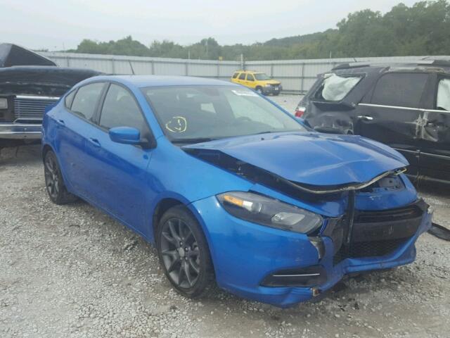 1C3CDFAA9GD503786 - 2016 DODGE DART SE BLUE photo 1