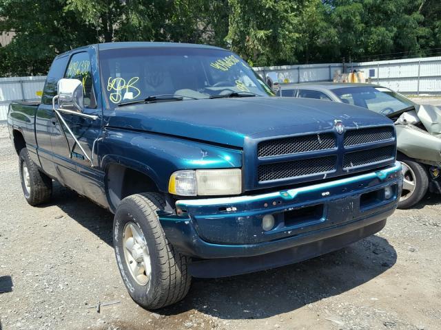 3B7HF13Y2VG780546 - 1997 DODGE RAM 1500 GREEN photo 1