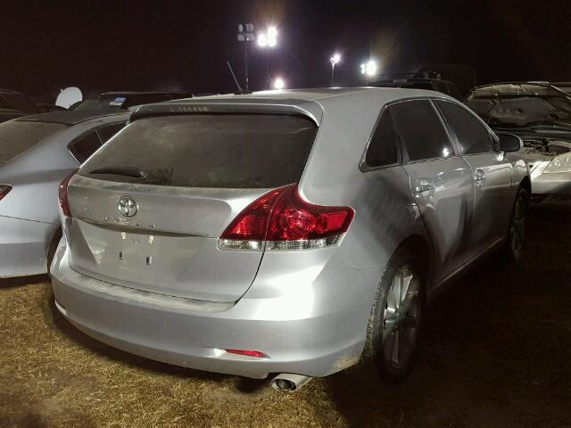 4T3ZE11A89U007938 - 2009 TOYOTA VENZA BASE SILVER photo 4