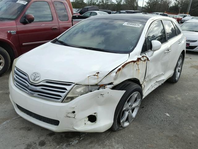 4T3BK11A69U005244 - 2009 TOYOTA VENZA WHITE photo 2