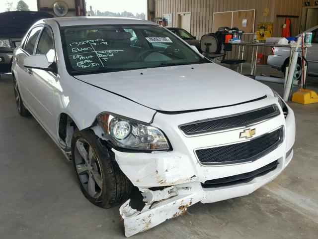 1G1ZC5EU7CF397692 - 2012 CHEVROLET MALIBU 1LT WHITE photo 1