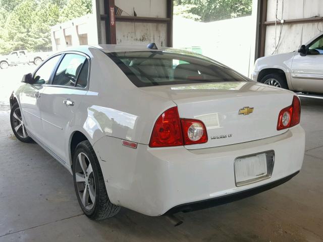 1G1ZC5EU7CF397692 - 2012 CHEVROLET MALIBU 1LT WHITE photo 3