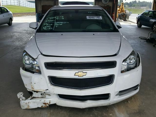 1G1ZC5EU7CF397692 - 2012 CHEVROLET MALIBU 1LT WHITE photo 9