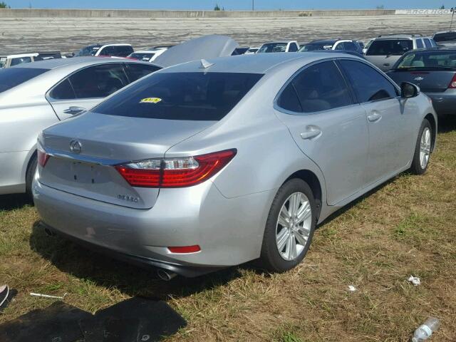 JTHBK1GG3E2101412 - 2014 LEXUS ES SILVER photo 4