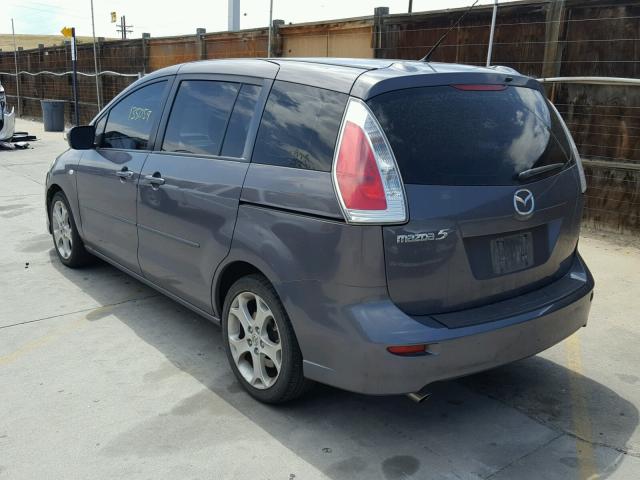 JM1CR293190348477 - 2009 MAZDA 5 GRAY photo 3