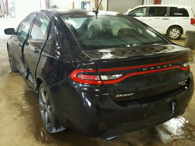 1C3CDFBH0DD231619 - 2013 DODGE DART SXT BLACK photo 3