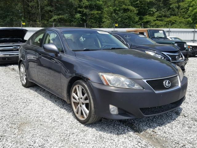 JTHBE262265006200 - 2006 LEXUS IS 350 GRAY photo 1