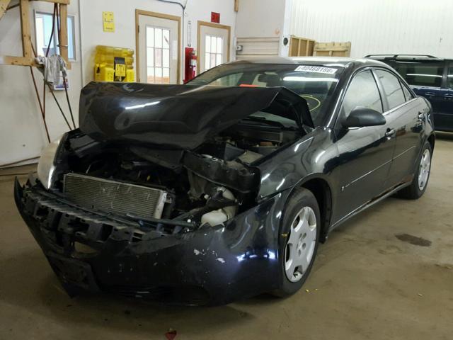 1G2ZF58B474200184 - 2007 PONTIAC G6 VALUE L BLACK photo 2