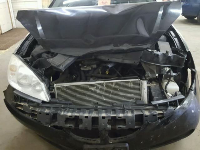 1G2ZF58B474200184 - 2007 PONTIAC G6 VALUE L BLACK photo 7