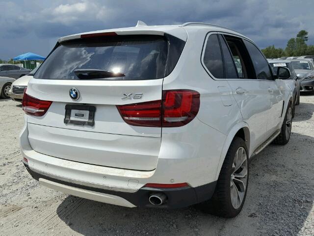 5UXKR0C5XG0P19979 - 2016 BMW X5 XDRIVE3 WHITE photo 4