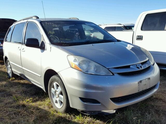 5TDZK23C77S096638 - 2007 TOYOTA SIENNA CE SILVER photo 1