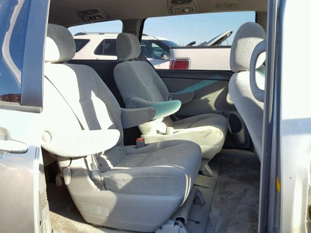 5TDZK23C77S096638 - 2007 TOYOTA SIENNA CE SILVER photo 6