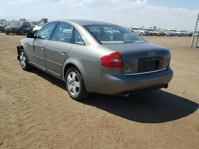 WAULT64B12N126132 - 2002 AUDI A6 3.0 QUA GRAY photo 3