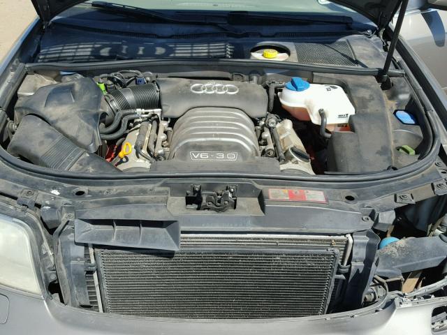 WAULT64B12N126132 - 2002 AUDI A6 3.0 QUA GRAY photo 7